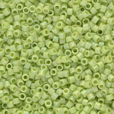 Miyuki delica Beads 11/0 - Matted opaque chartreuse ab DB-876